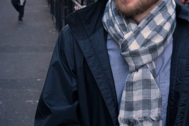 Man with a scarf