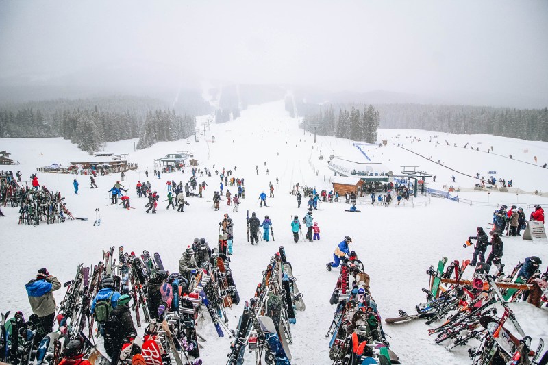 Skiing Snowboarding Lake Louise Ski Resort Canada