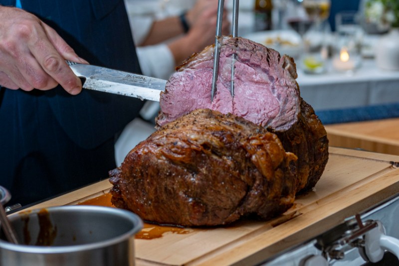 Prime rib at Monterey NYC