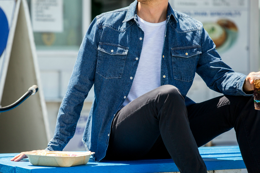 best men's denim shirt
