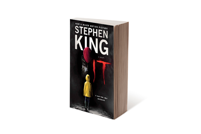 The cover of It by Stephen King.
