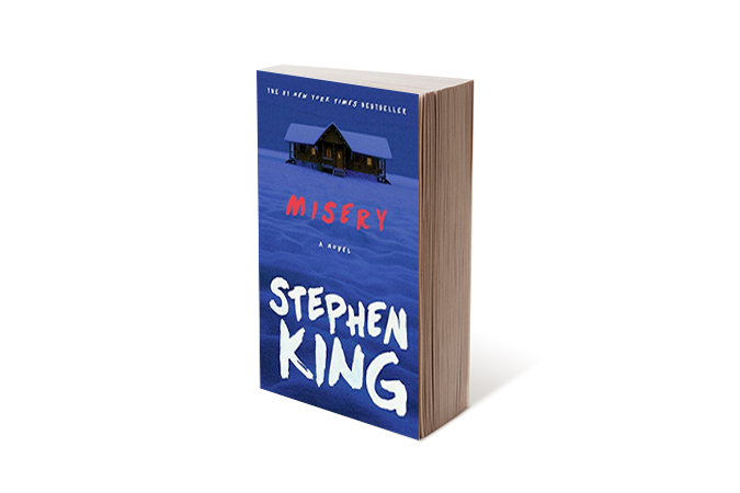 The cover of Misery by Stephen King.