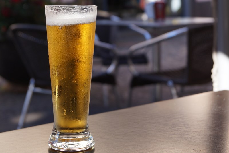 Pilsner beer glass