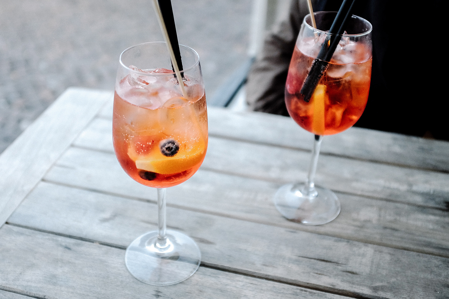 porto tonico aperol spritz cocktail wine glass