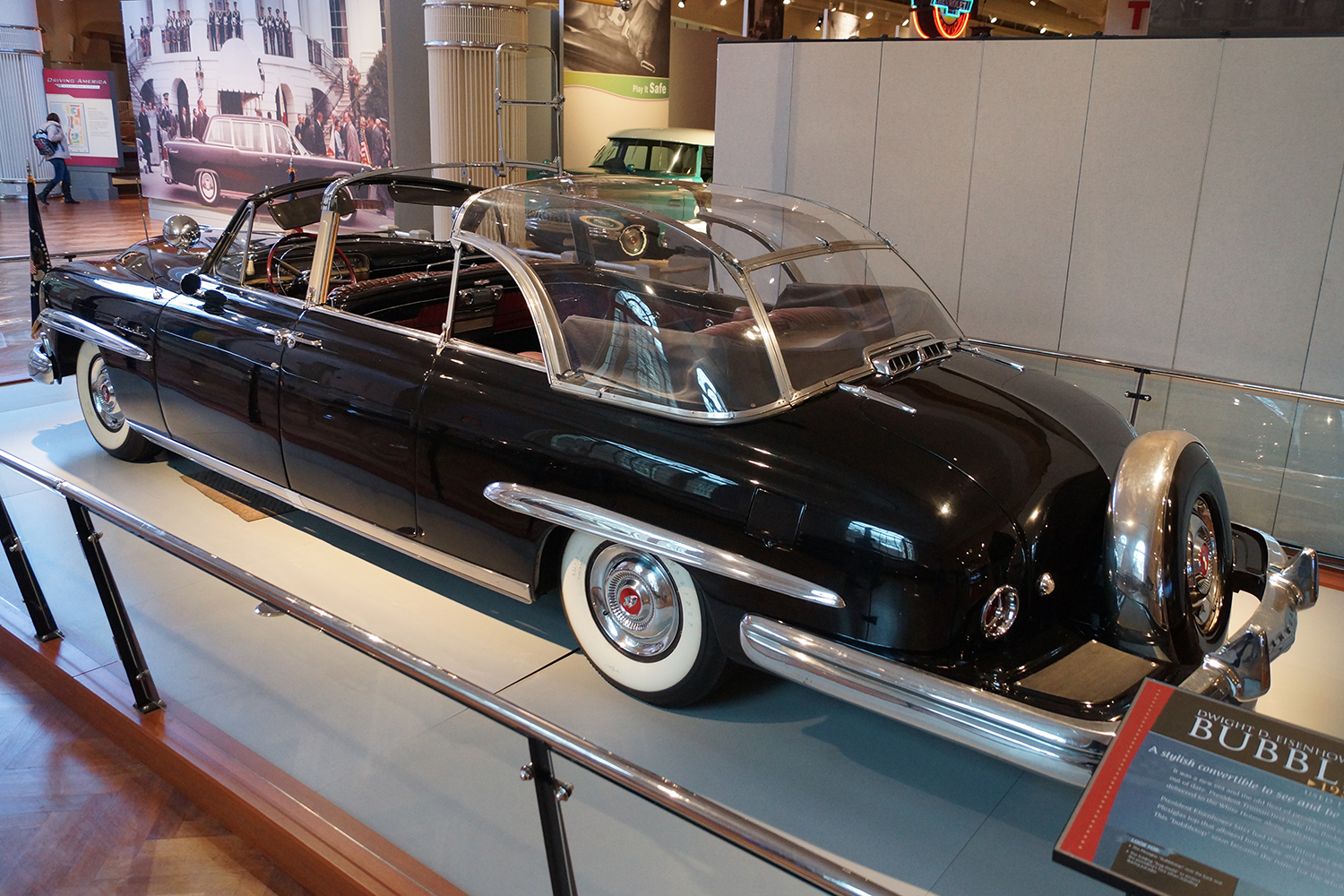 President Dwight Eisenhower 1950 Lincoln Bubbletop Car 2