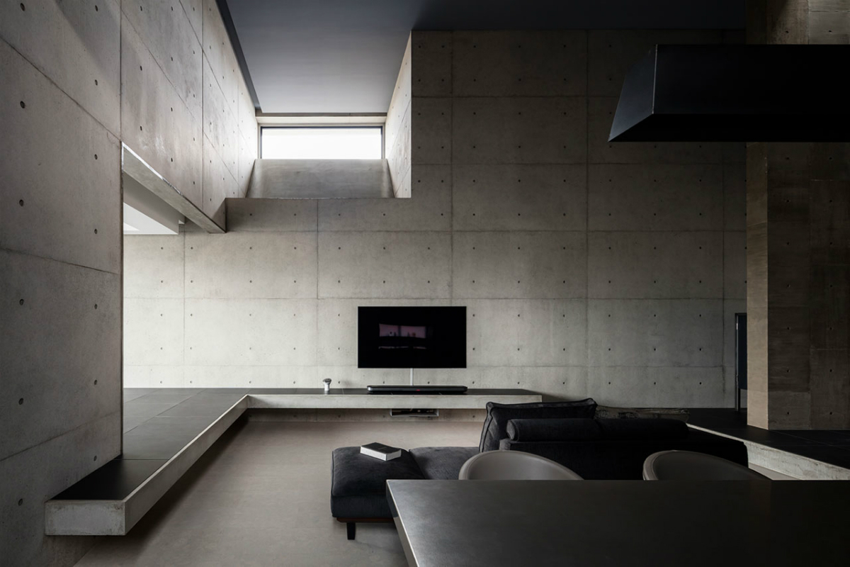 tranquil house japanese brutalism form kouichi kimura architects 5