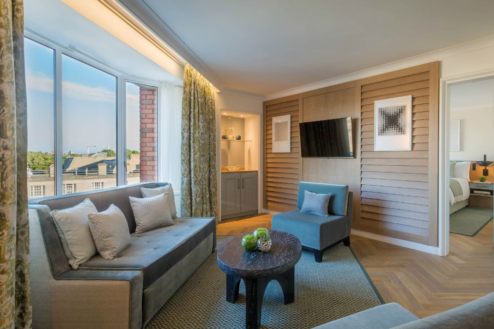 review conrad dublin ireland hotel deluxe suite full room 32 3