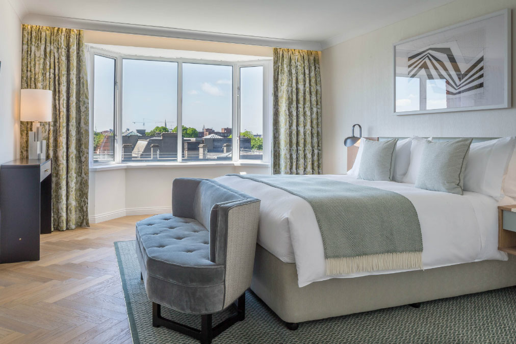 review conrad dublin ireland hotel deluxe suite full room 32 4