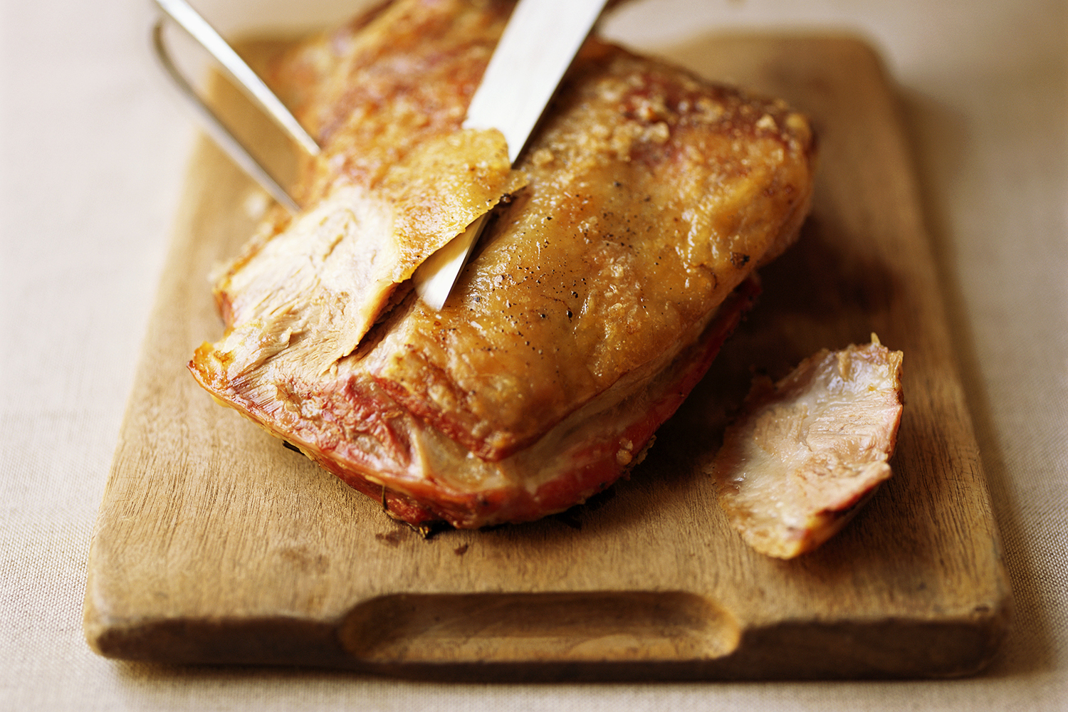 Roast lamb shoulder