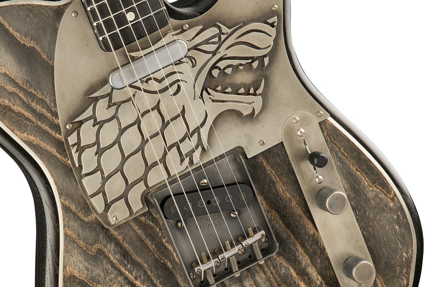 game of thrones guitars fender custom shop sigil collection stratocaster house stark 2