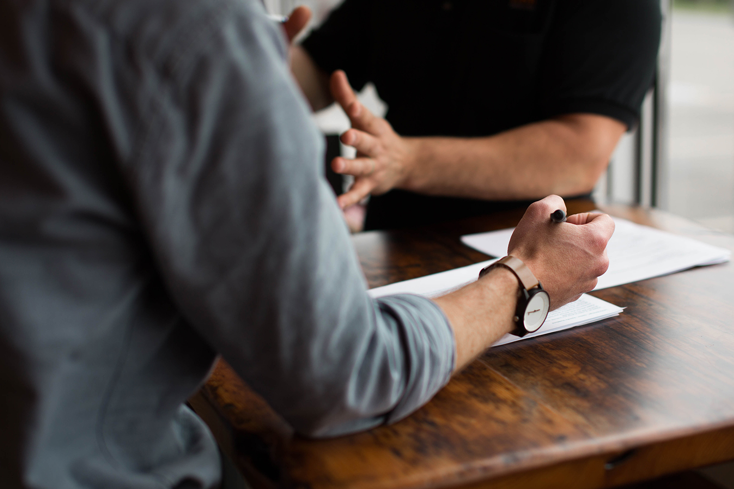 how to quit a job meeting