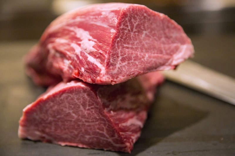 wagyu beef raw steak marbling