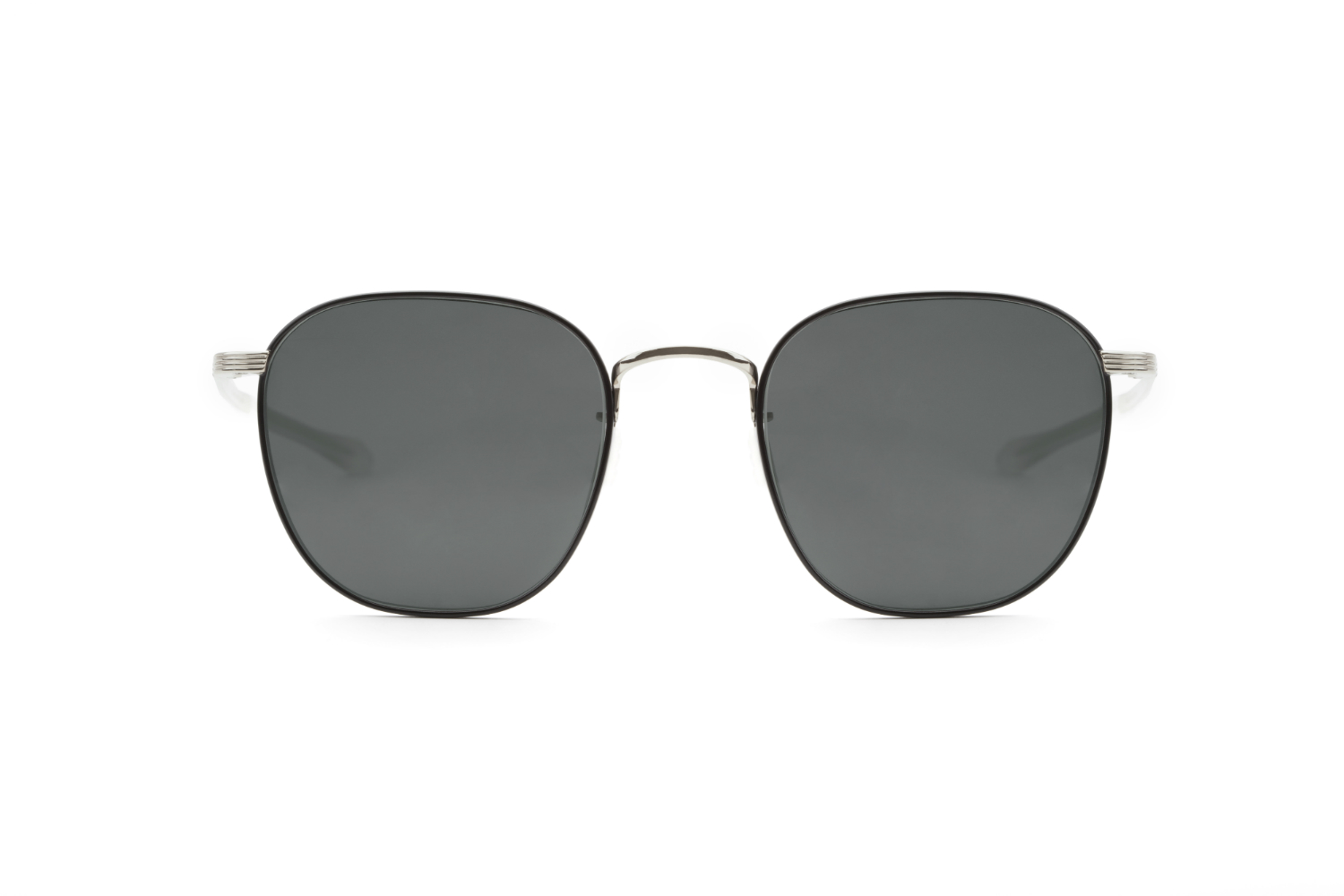 krewe active eyewear sunglasses banks matteblack  britesilver front
