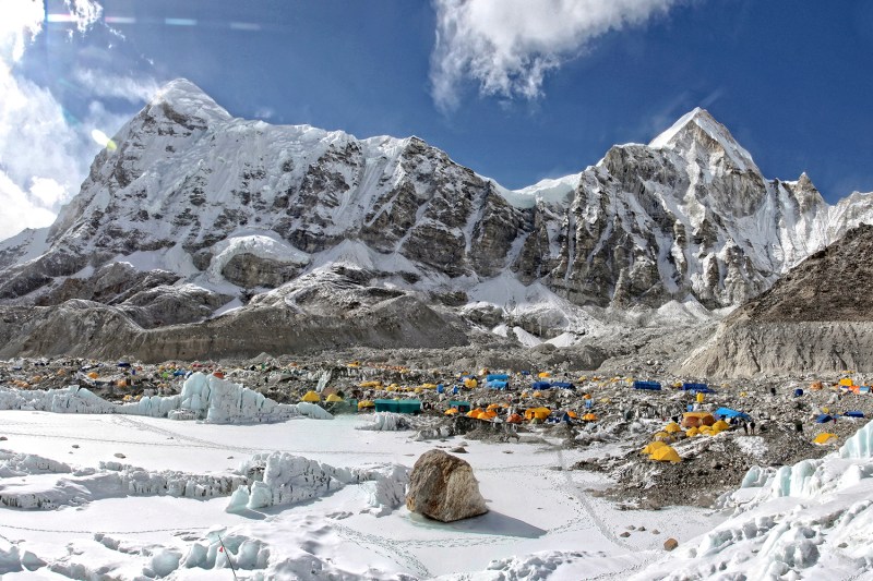everest base camp.