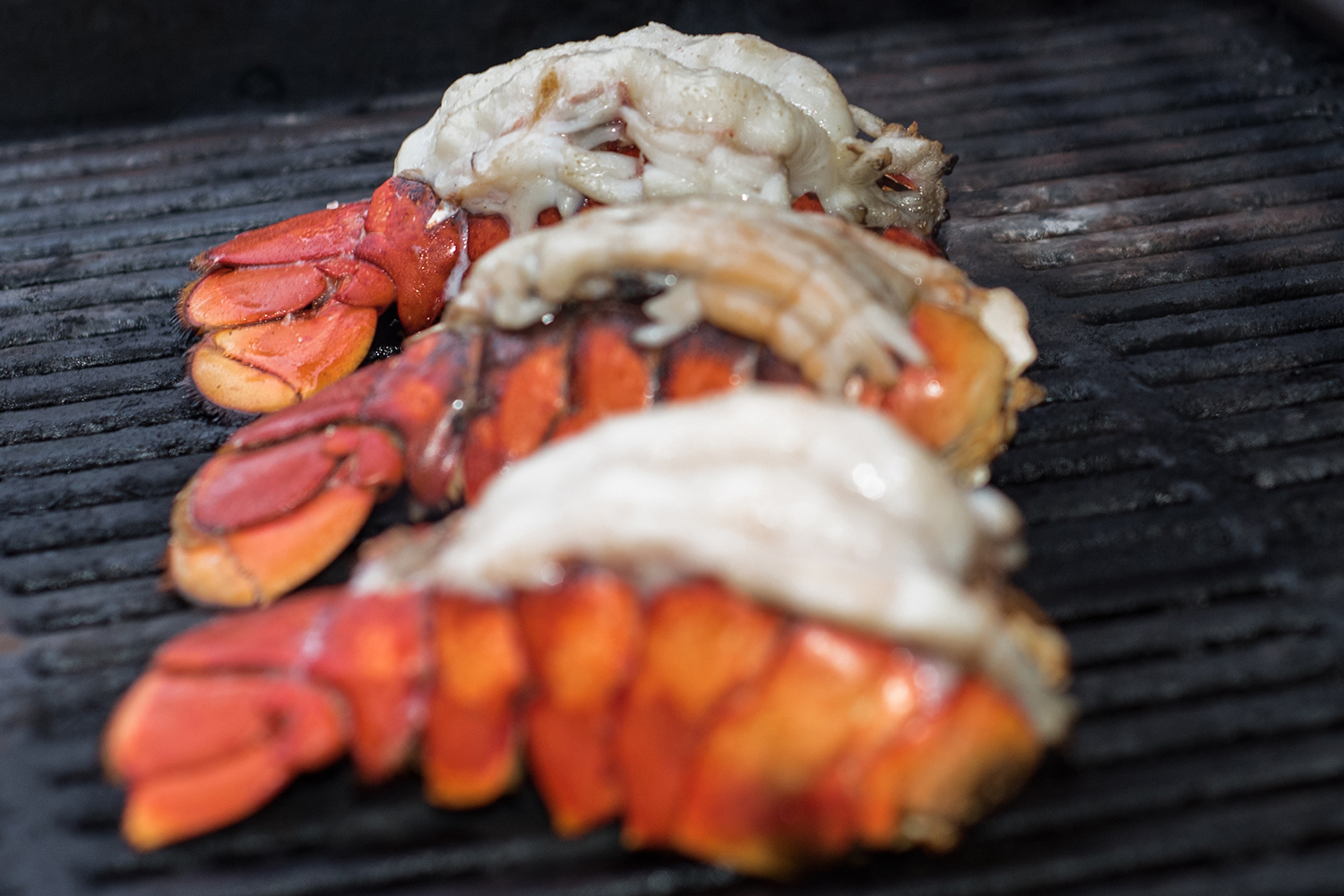Lobster on a grill
