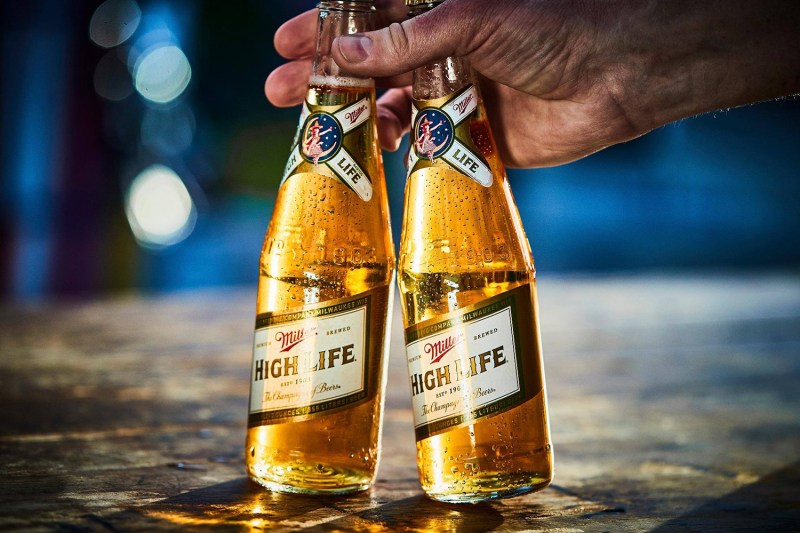 miller high life beer bottles
