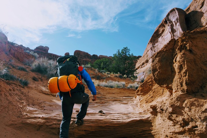 moab utah backpacking camping hiking