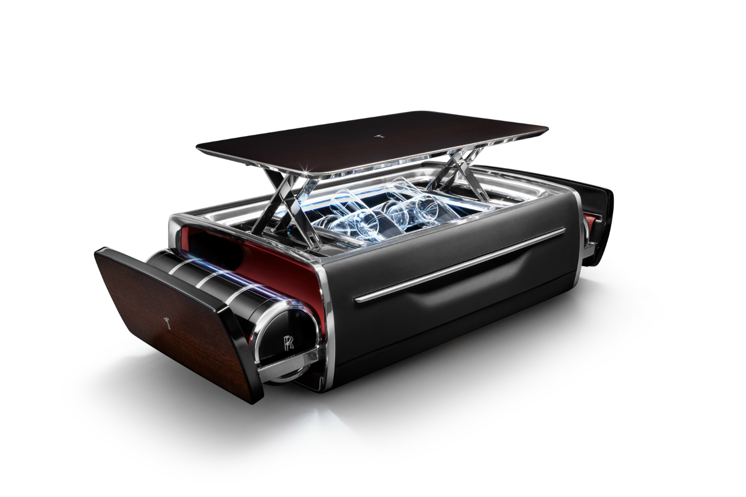 rolls royce picnic basket champagne chest 2