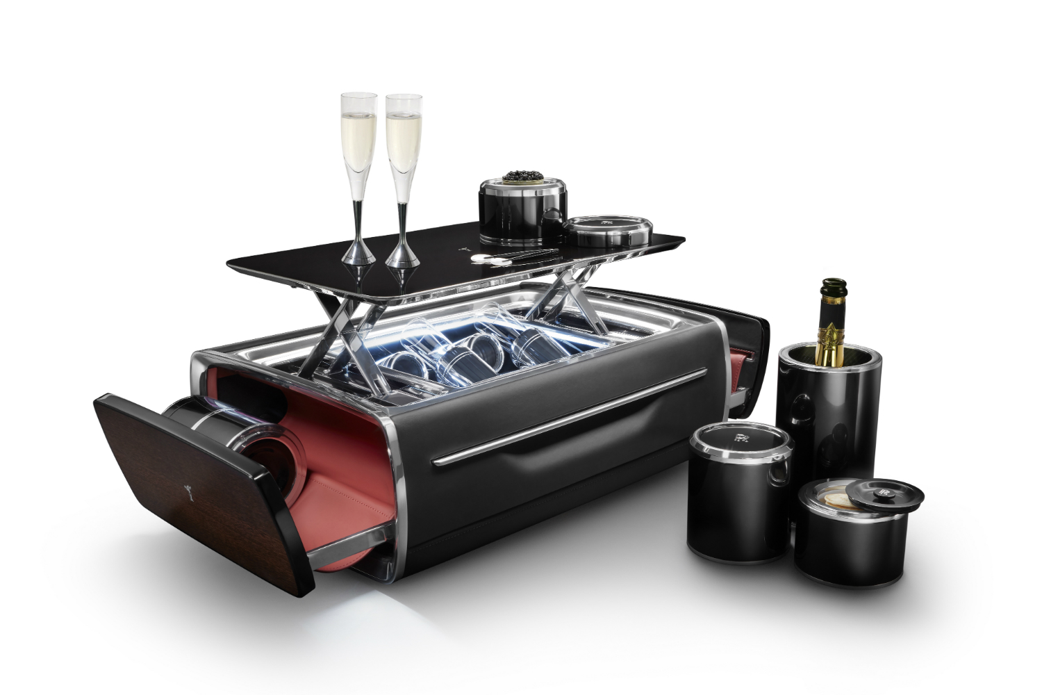 rolls royce picnic basket champagne chest 3