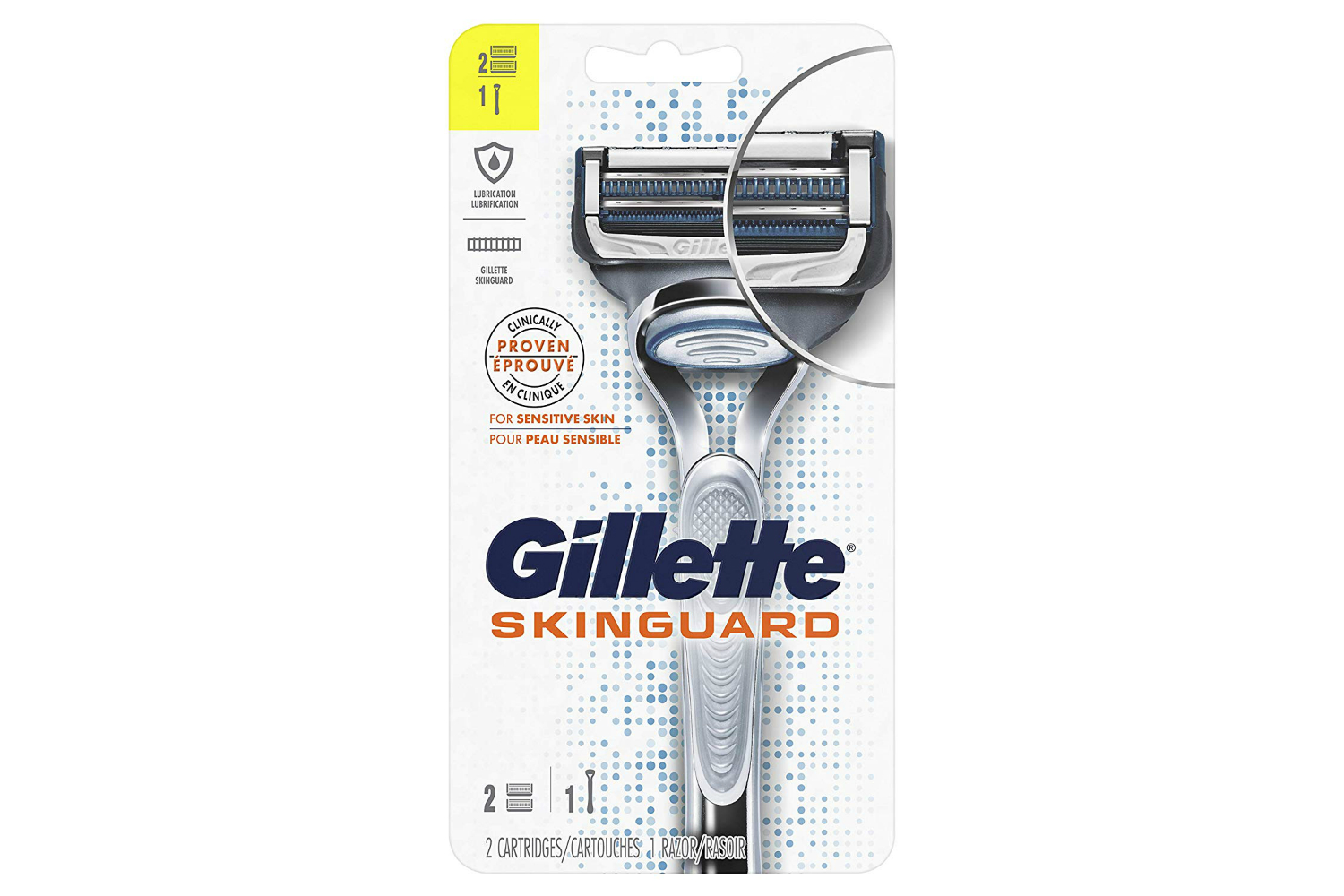 gillette skinguard razor factory tour in package