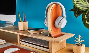 grovemade headphone stand maple