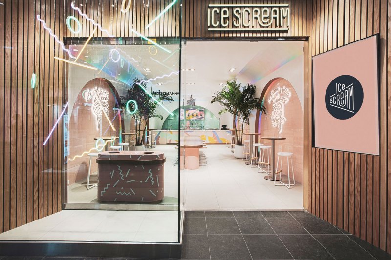 Plasma Nodo Have Designed Soft Touch, A Colorful Ice Cream Store In Colombia