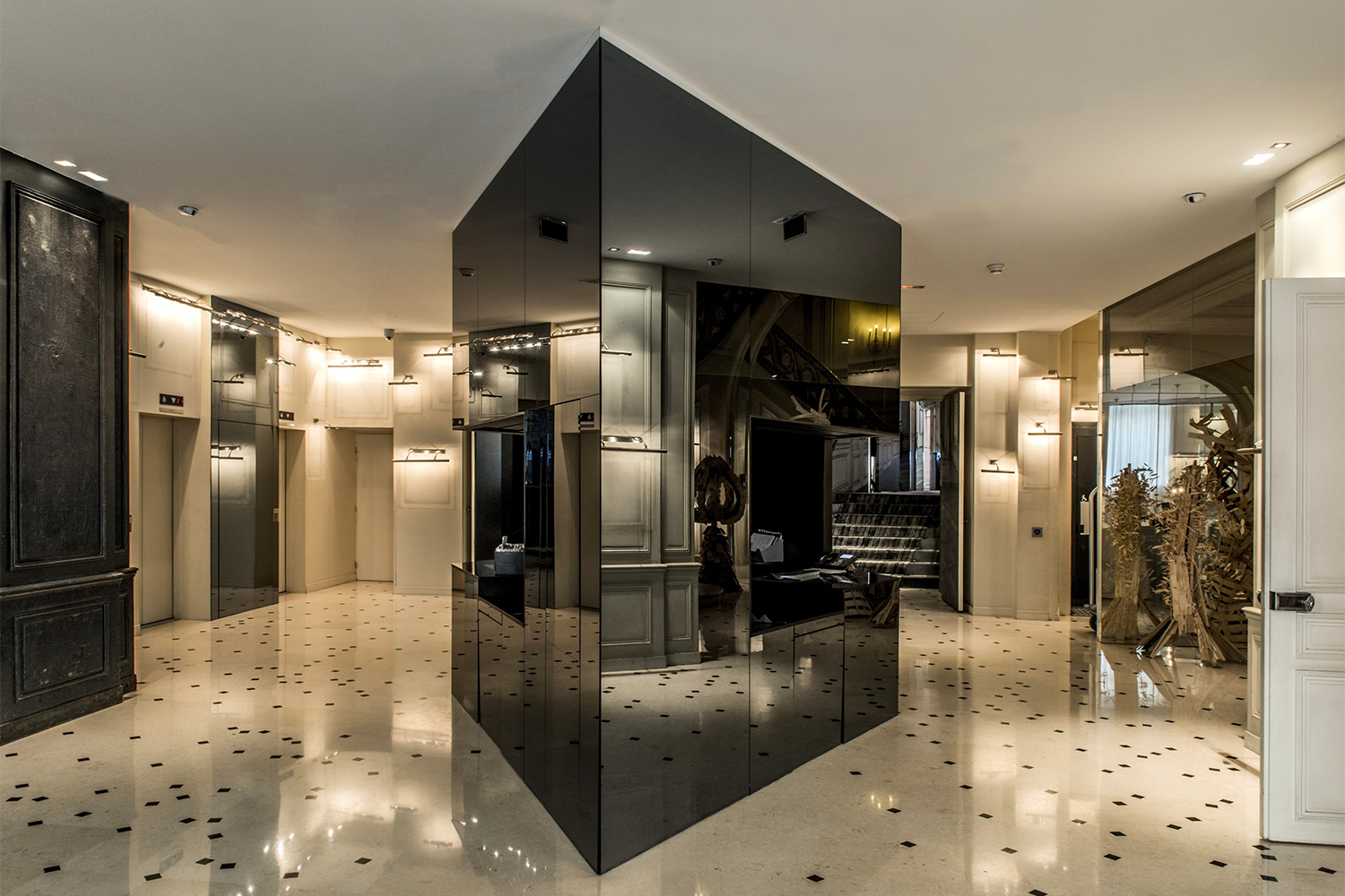 real life john wick hotels la maison champs elysees lobby