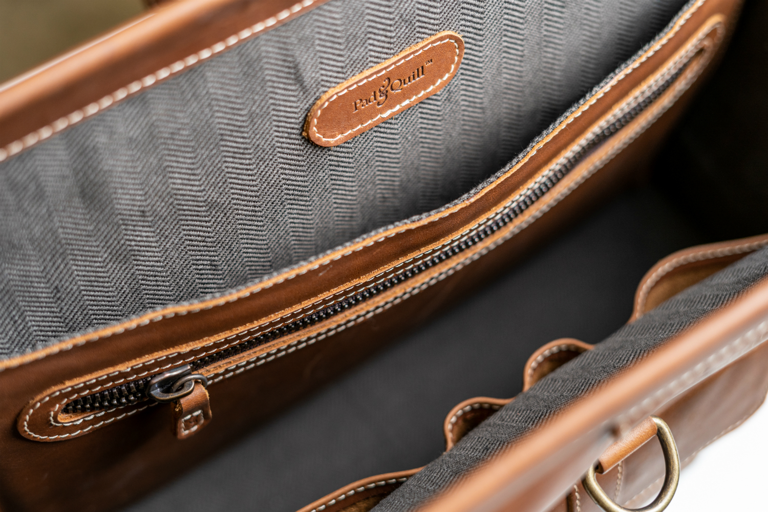 pad and quill leather briefcase giveaway 3