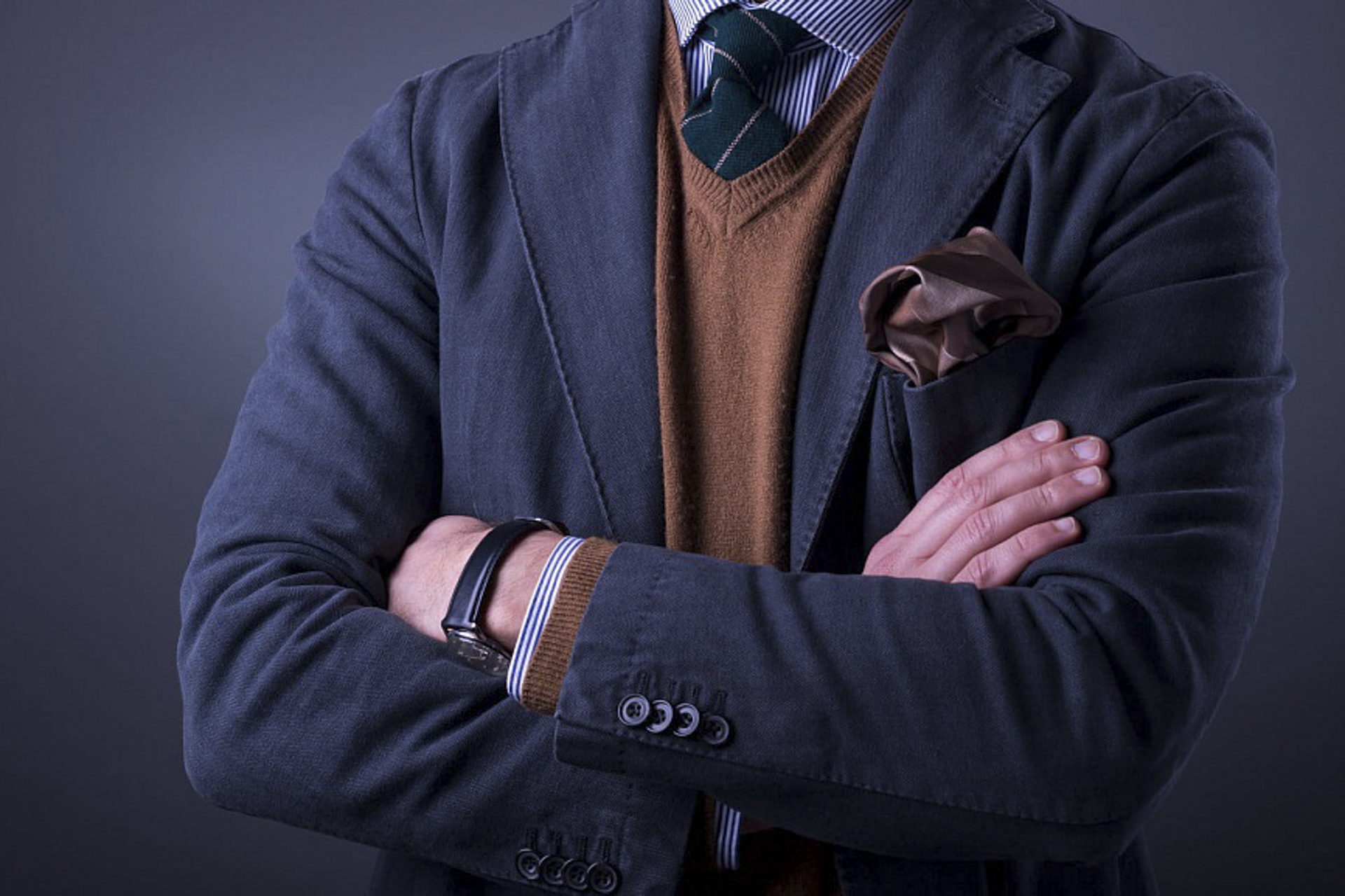 Man with a Pocket Square