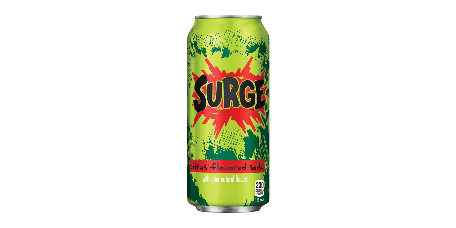 Remember Surge? Here's What Happened to the High-Octane Soda from the '90s  - The Manual