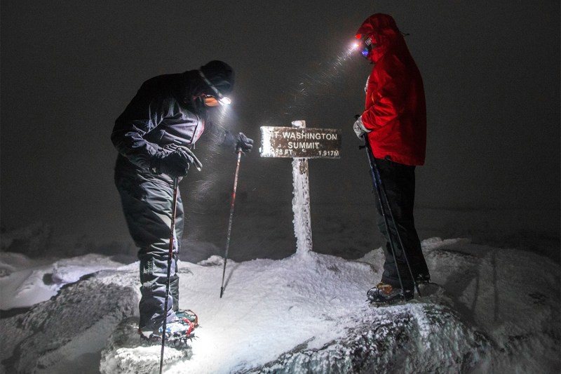 Dangerous hiking at Mount Washington