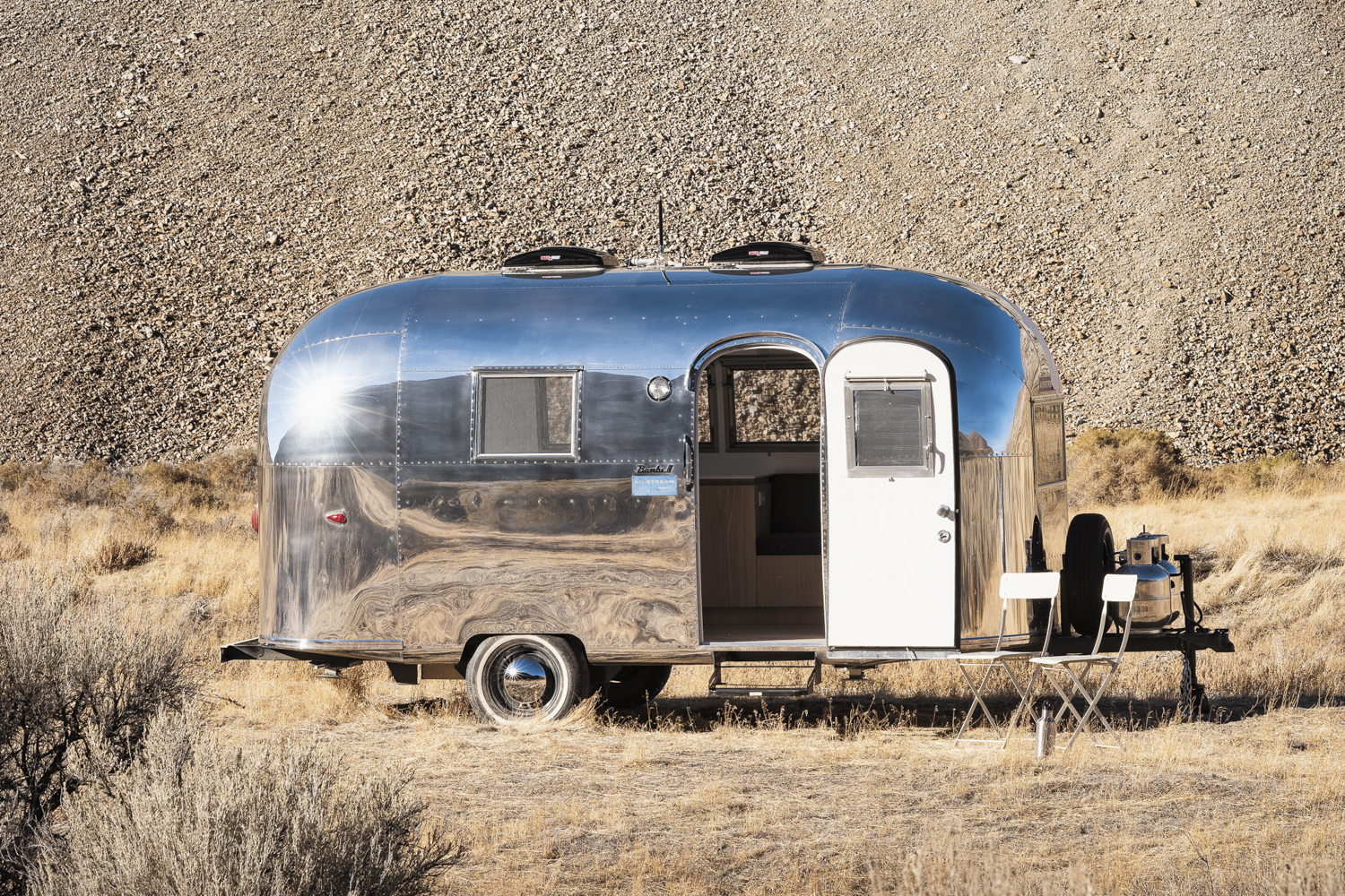 Airstream Bambi II Mobile Office