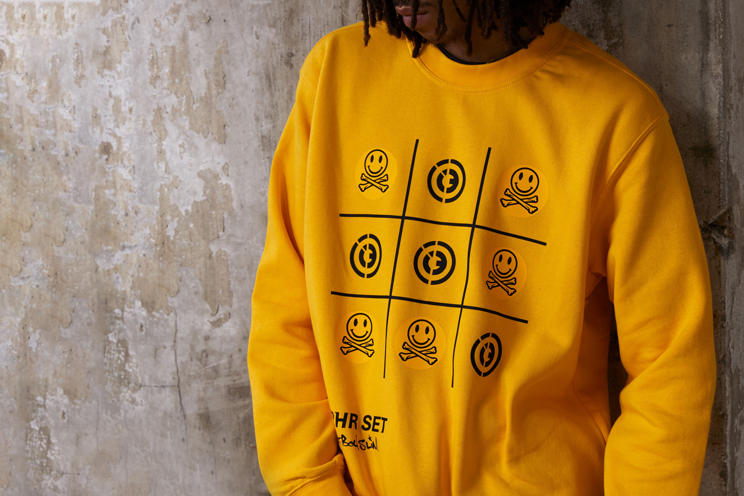 idris elba debuts new 2hr set fashion line inspired by dj culture fatboy slim x sweatshirt yellow