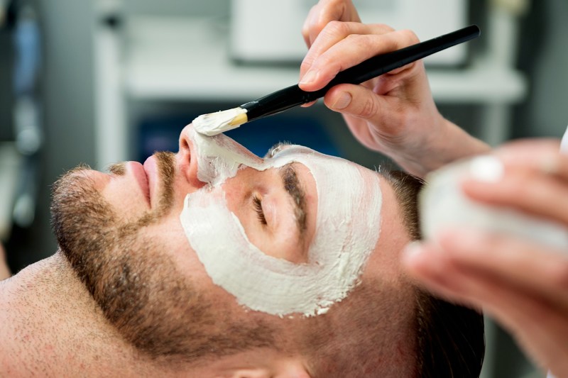 man facial beard