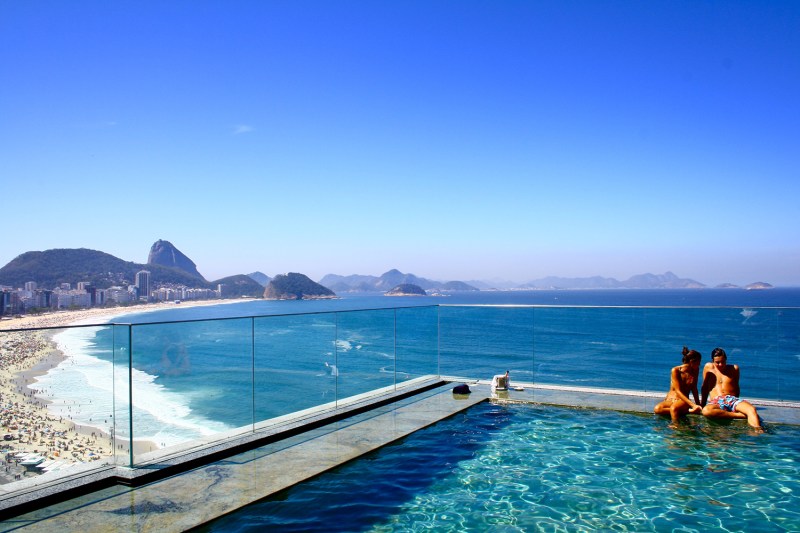 Miramar Hotel Pool Swimming Rio de Janeiro Brazil