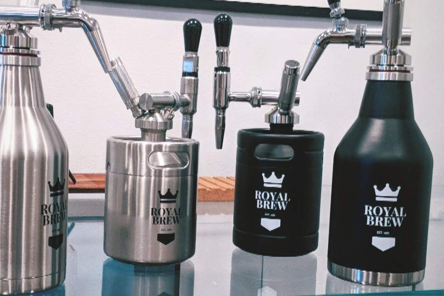 Royal Brew Nitro Cold Brew Coffee Maker Home Keg Kit System - Black