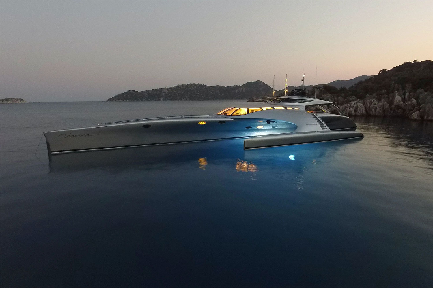 adastra trimaran luxury adventure yacht 7