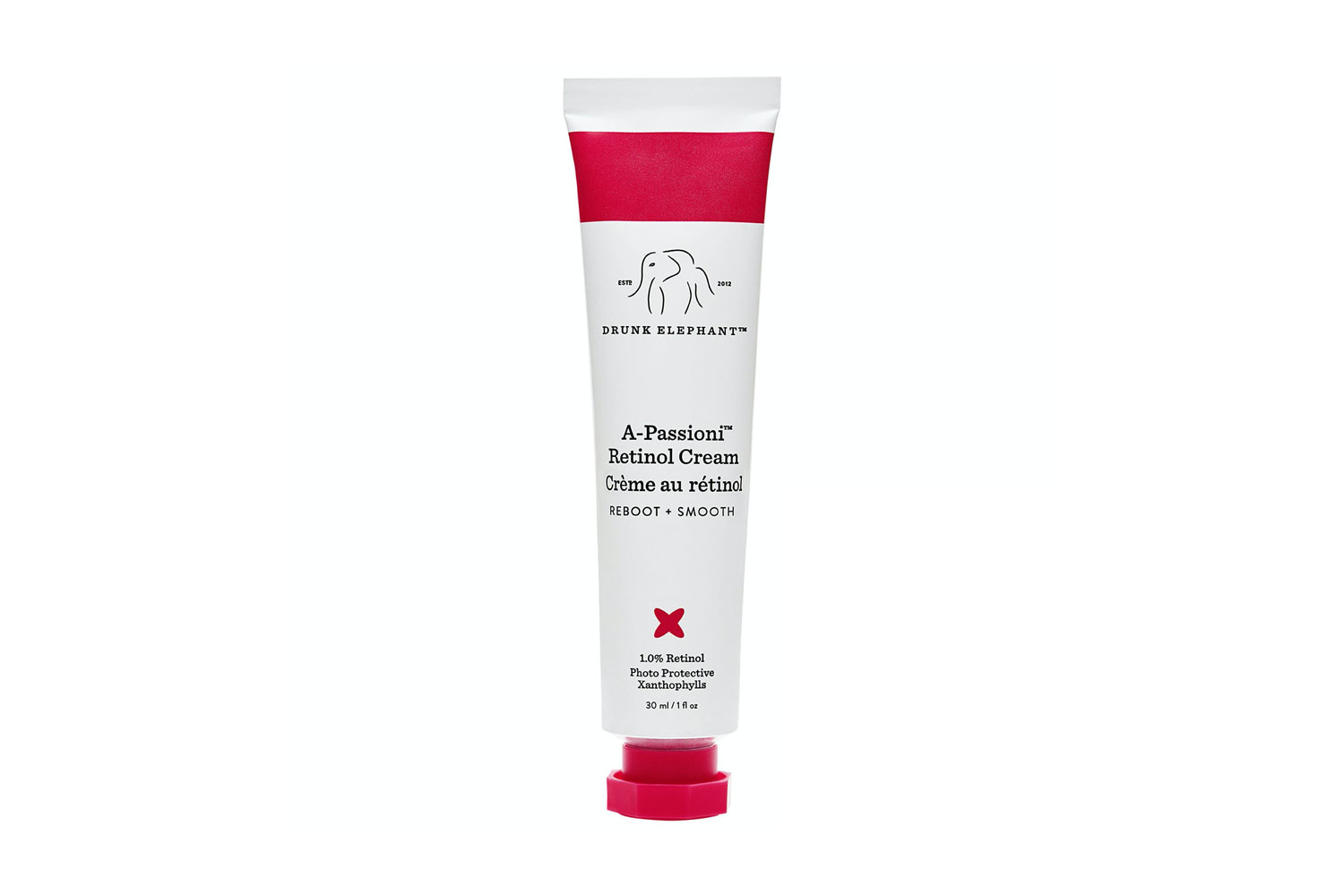 Drunk Elephant A-Passioni Retinol Cream on a white background.