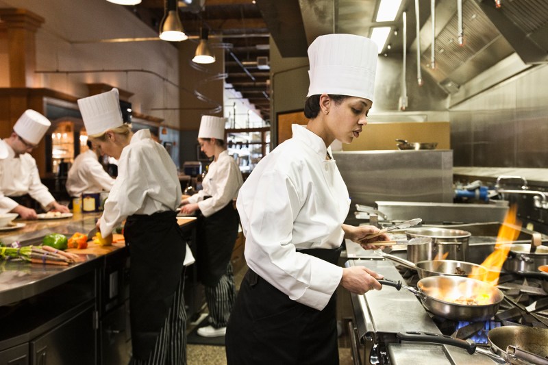 french technique kitchen chef