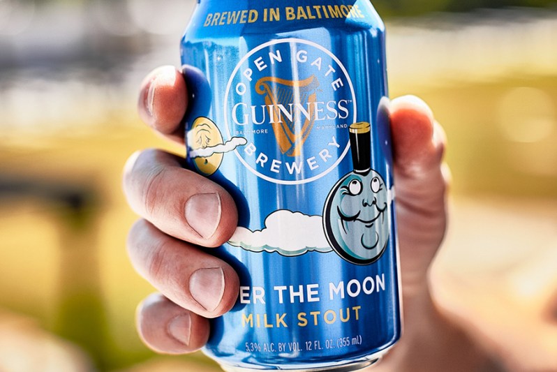 guiness over the moon milk stout can