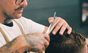 barber haircut