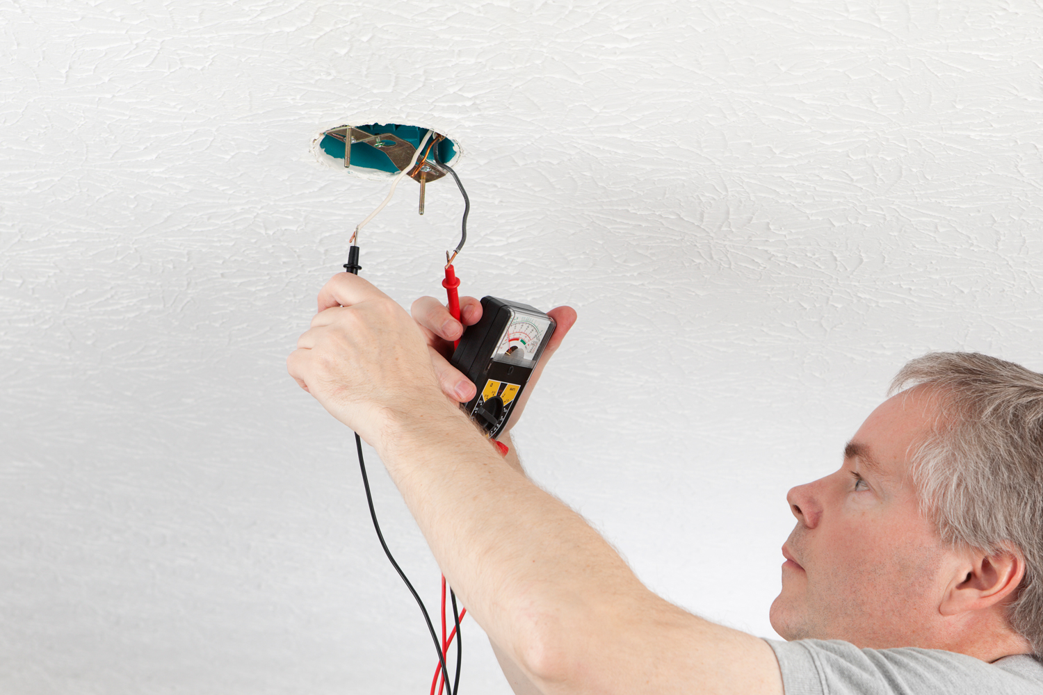 Setting up a light fixture