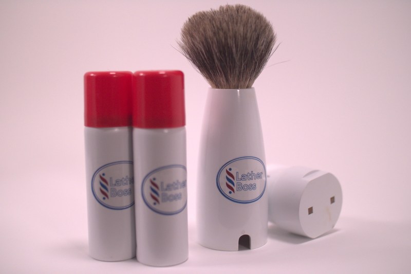Lather Boss self-heating shave brush