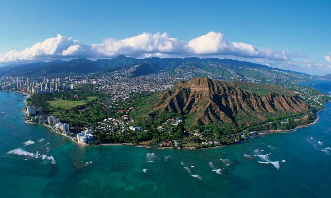 Diamond head in Honolulu.