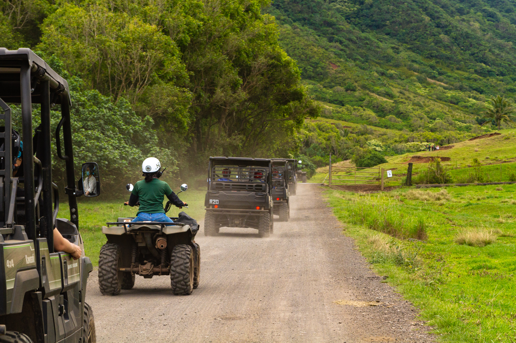 adventure guide to hawaii oahu and kauai press trip 2019 utv raptor tour at kualoa private nature reserve gp 9804