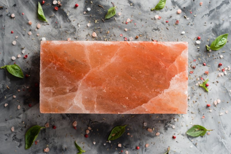 Block of Himalayan pink salt