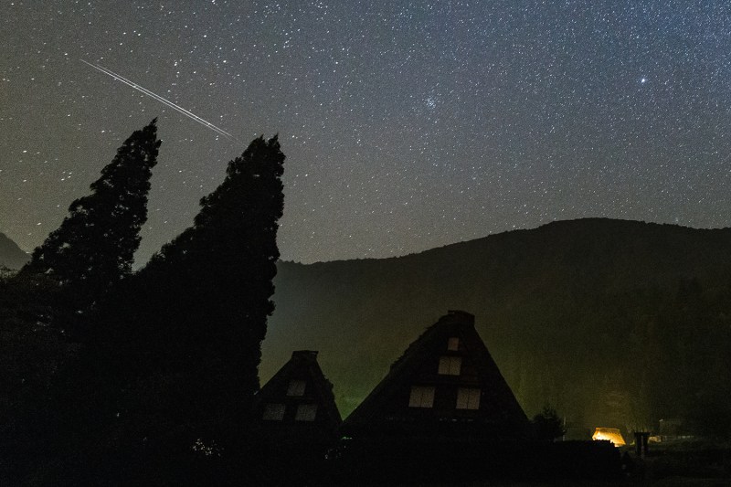 orionid meteor shower japan