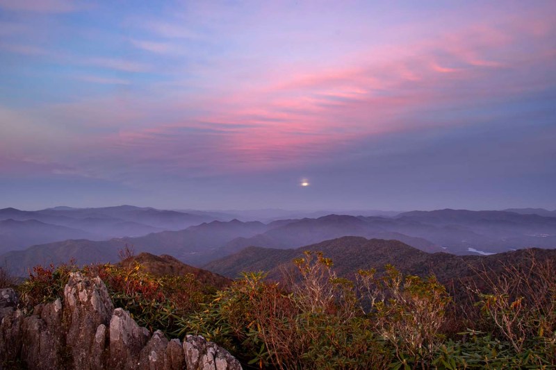 Grassy Ridge Bald in Asheville, North Carolina