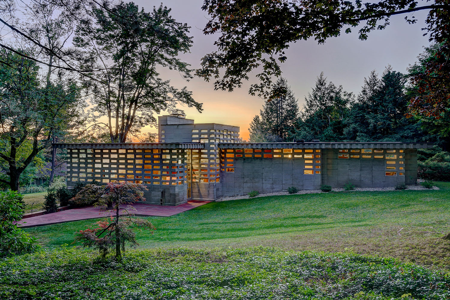 kalil house usonian automatic frank lloyd wright currier museum of art 2