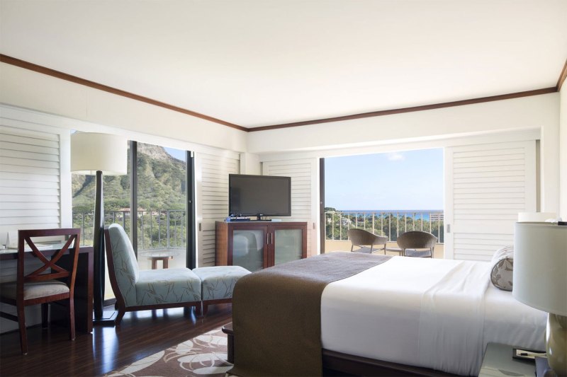 A room at The Lotus in Honolulu.